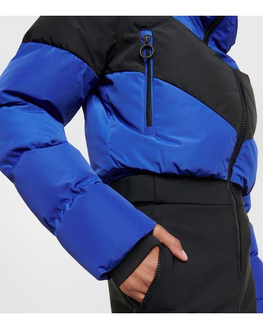 Fusalp Blue Kira Quilted Ski Suit