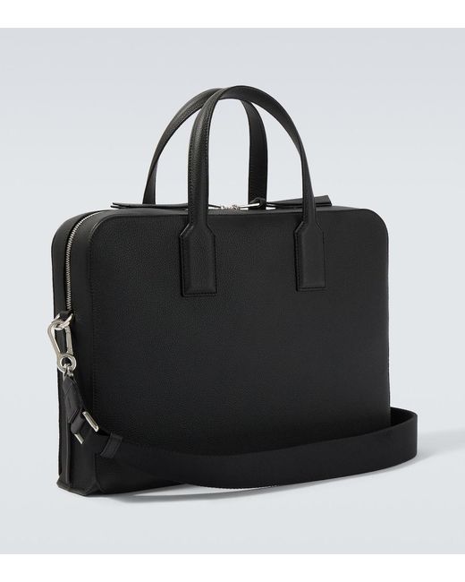 Loewe Black Goya Leather Briefcase for men