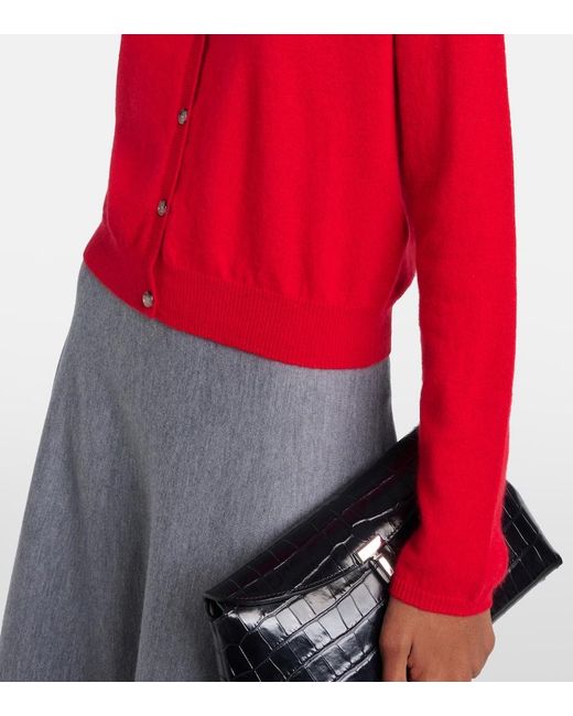 Jardin Des Orangers Red Cashmere Cardigan