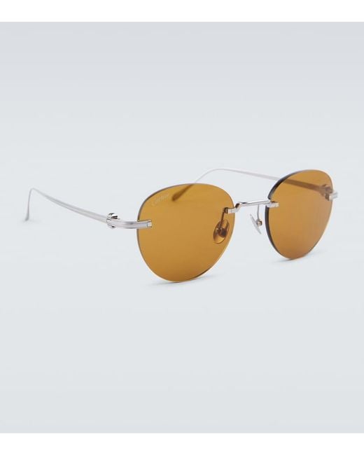 Cartier Multicolor Pasha De Cartier Round Sunglasses for men