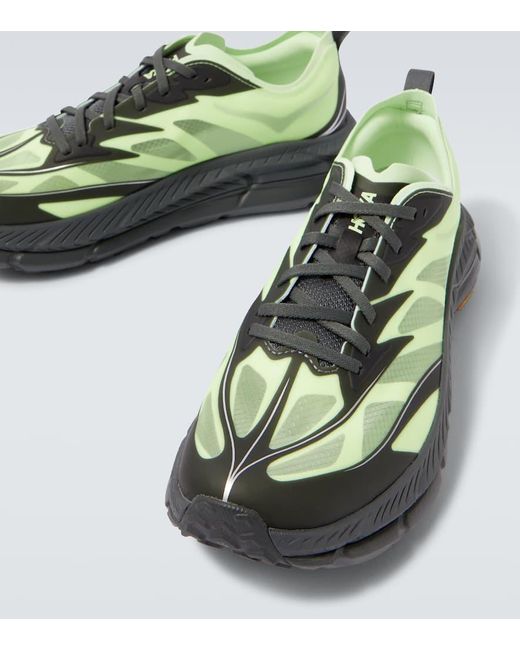Hoka One One Green Mafate Speed 4 Lite Sneakers for men