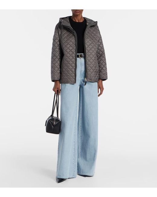 Max Mara Brown The Cube Leo Quilted Jacket