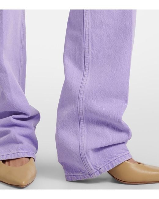 Jeans Rectos Chloé de color Purple