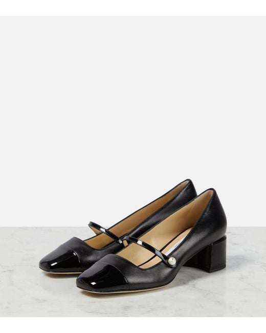 Jimmy Choo Black Pumps Elisa 45 Aus Leder