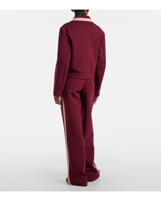 Dries Van Noten Red Cotton-Blend Jacket