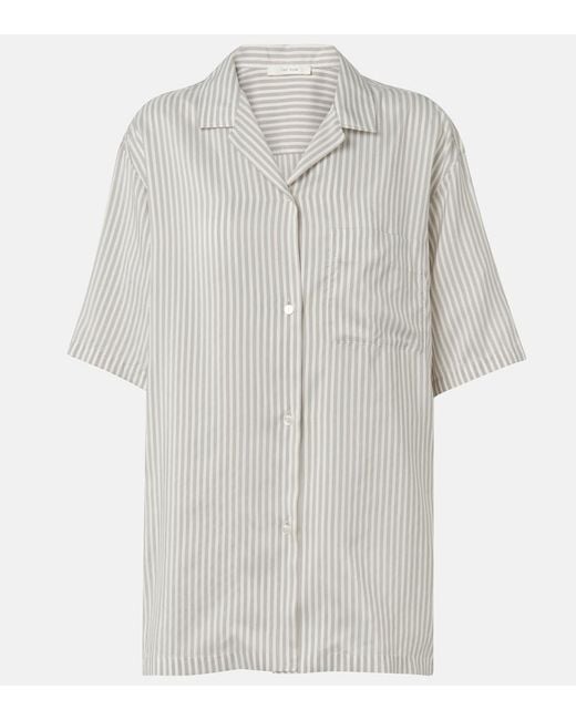 The Row White Jorge Shirt