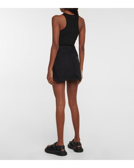 Wardrobe NYC Black X Carhartt Wip Cotton Miniskirt