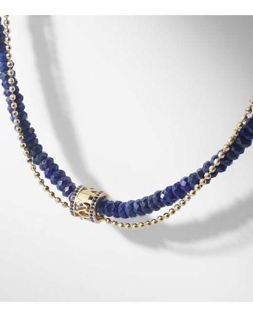 Sydney Evan Blue 14Kt Necklace With Lapis Lazuli And Diamonds