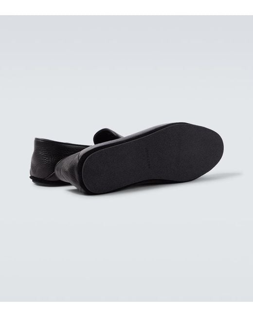 John Lobb Loafers Tyne Aus Leder in Black für Herren