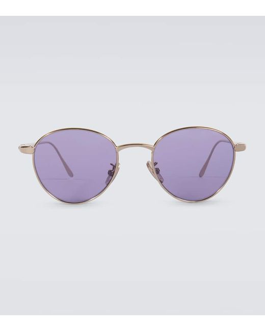 Occhiali Da Sole Rotondi di Loewe in Purple da Uomo