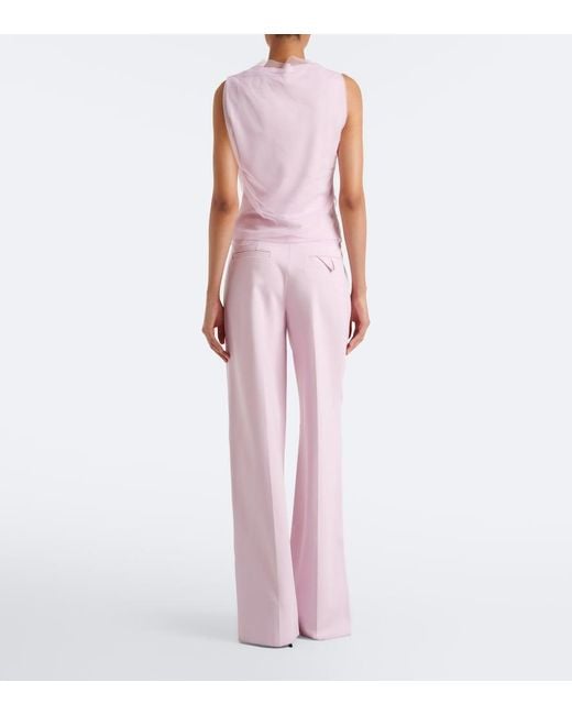 Dorothee Schumacher Pink Emotional Essence Jersey Wide-Leg Pants