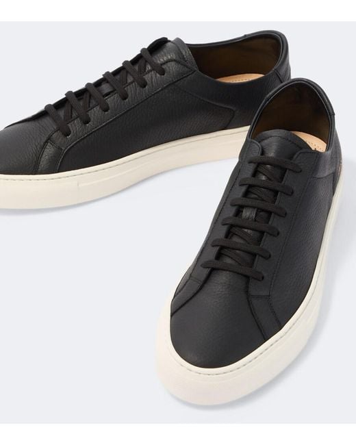 Common Projects Black Achilles Leather Sneakers for men