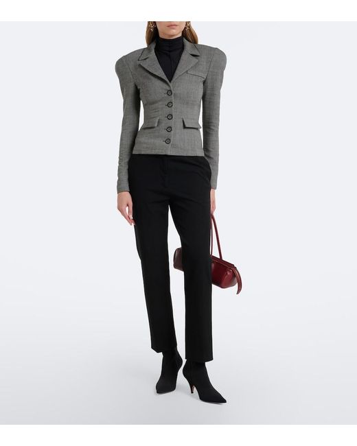 Gianvito Rossi Black Osaka Canvas Ankle Boots
