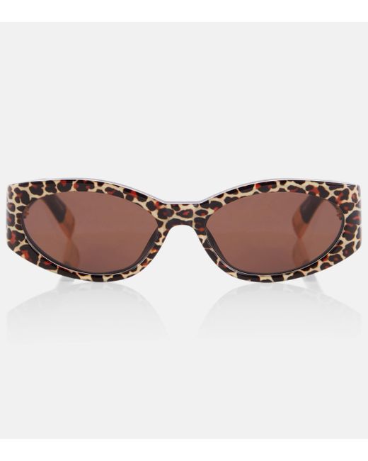 Jacquemus Brown Les Lunettes Ovalo Cat-eye Sunglasses