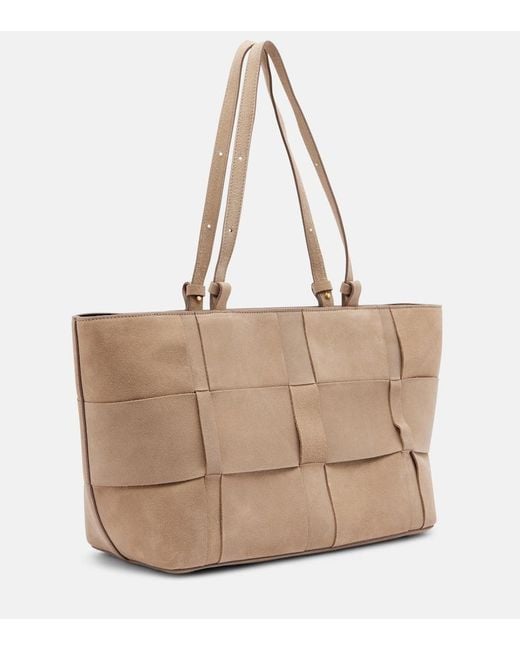 DeMellier London Natural Florence Large Suede Tote Bag