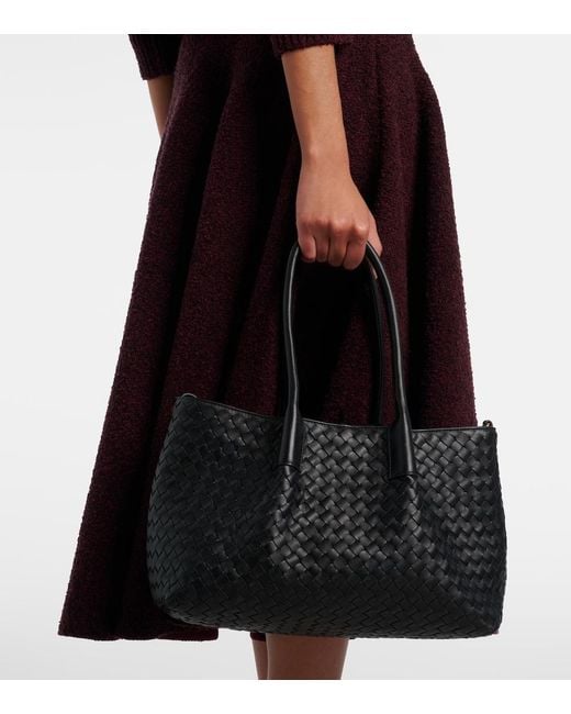 Bottega Veneta Black Wendbare Tote Bag Pinacoteca Small Aus Leder