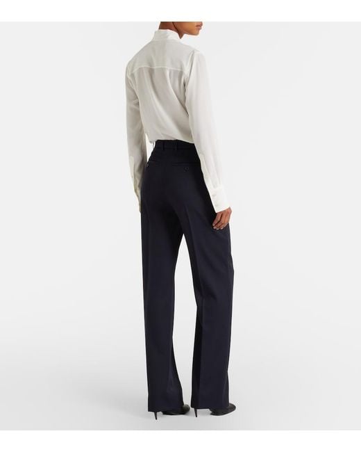 McQueen Blue Straight Pants