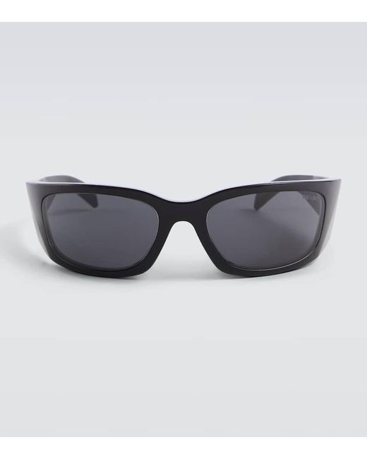 Prada Eckige Sonnenbrille Symbole in Gray für Herren