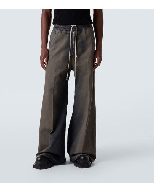 Rick Owens Gray Bela Wide-Leg Jeans for men