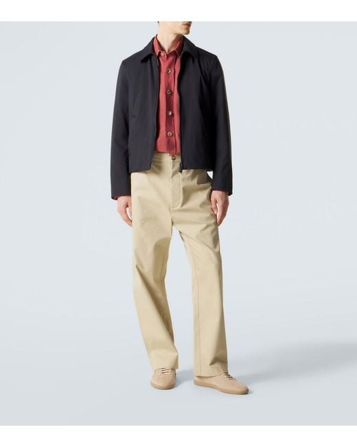 Loro Piana Blue Mathis Storm System Jacket for men