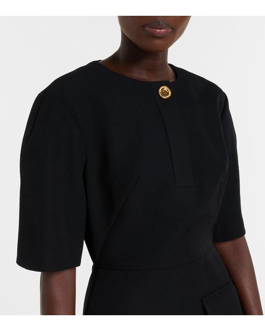 Givenchy Black Minikleid Aus Wolle