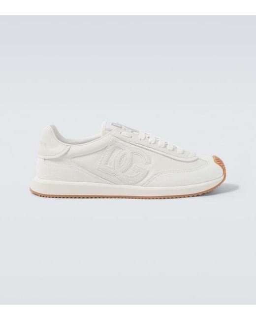 Dolce & Gabbana Sneakers Dg Aus Leder in White für Herren