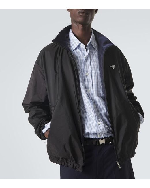 Prada Black Re-Nylon Jacket for men