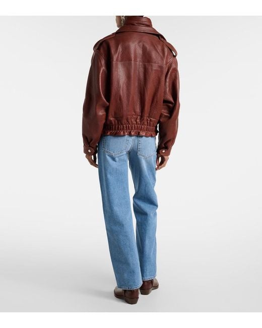 Isabel Marant Blue Drolane High-Rise Straight Jeans