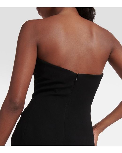 Monot Black Crepe Minidress