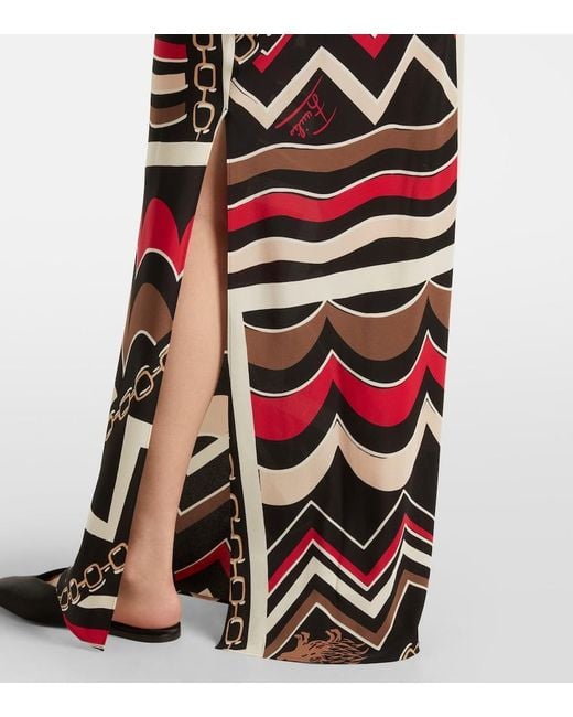 Emilio Pucci White Istrice Silk Slip Dress