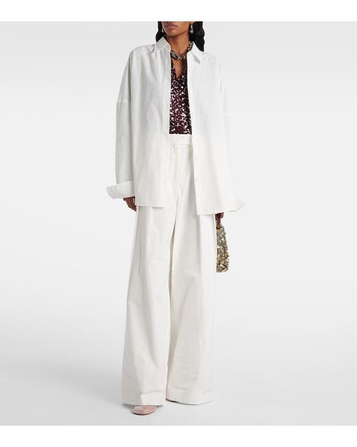 Dries Van Noten White Oversized Shirt