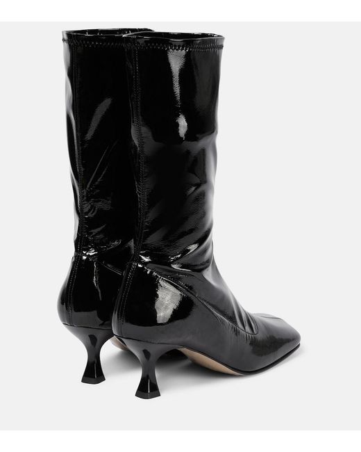 Souliers Martinez Black Lola Ankle Boots