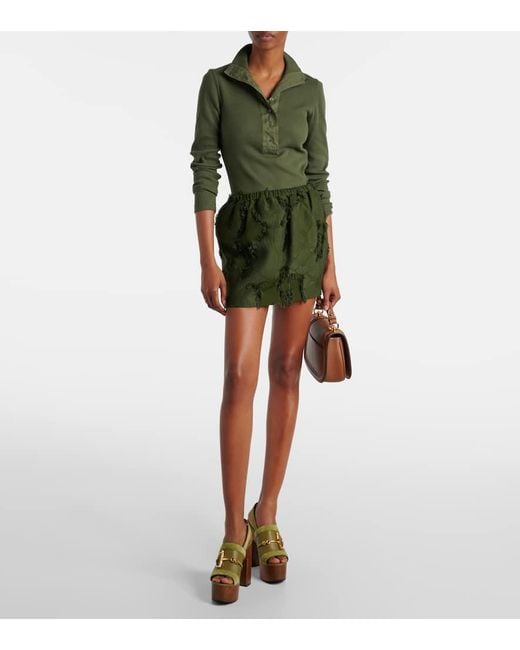 Gucci Green Horsebit Suede Slingback Sandals