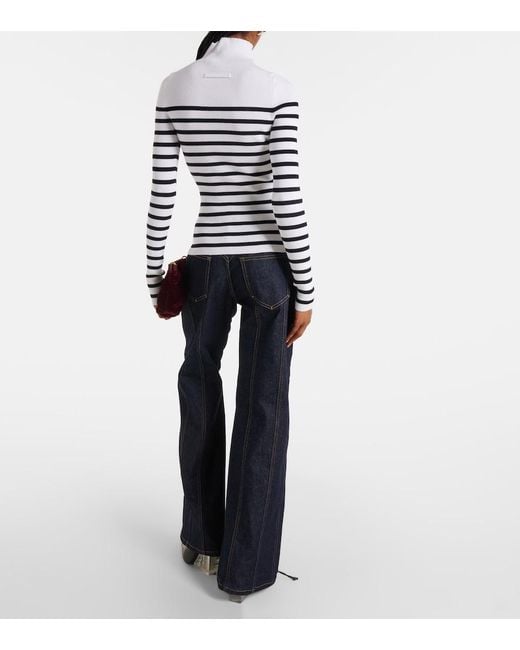 Pull A Decoupes Jean Paul Gaultier en coloris White