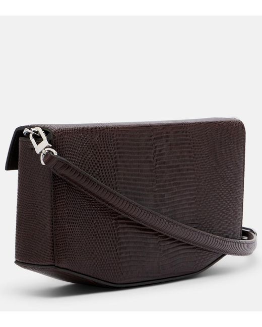 Totême Black Clip Small Leather Shoulder Bag