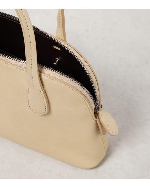 The Row Natural Ingrid Leather Tote Bag