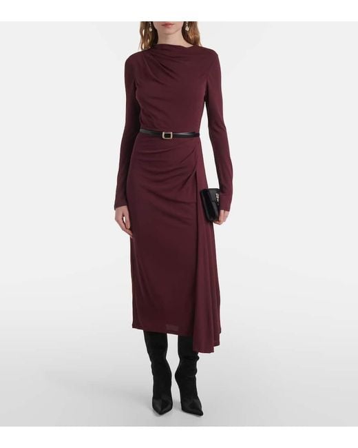 Abito Midi di Erdem in Purple