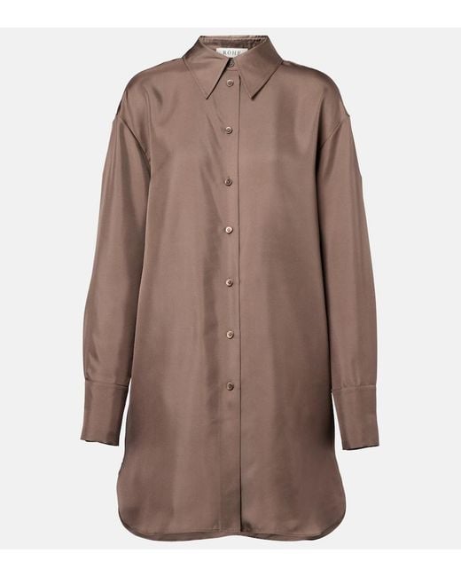Camicia di Rohe in Brown