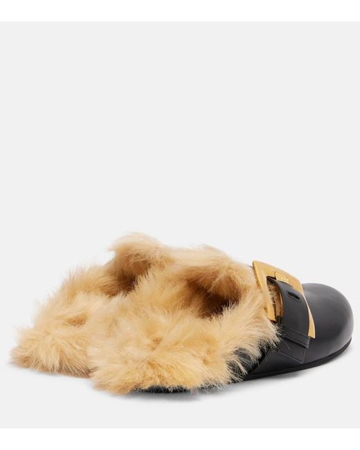Balmain Black Mules