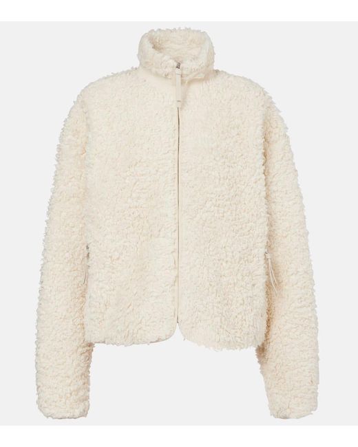 Jil Sander Natural Teddy Jacket