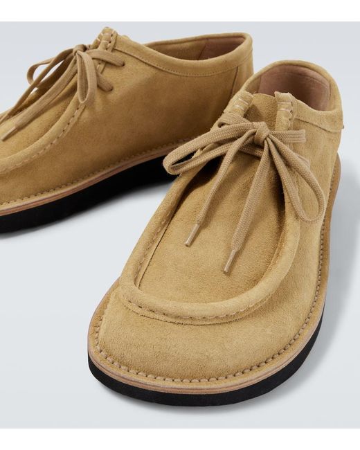 Loewe Desert Boots Faro Aus Veloursleder in White für Herren