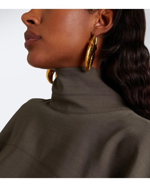 Jacquemus Metallic Homard Earrings