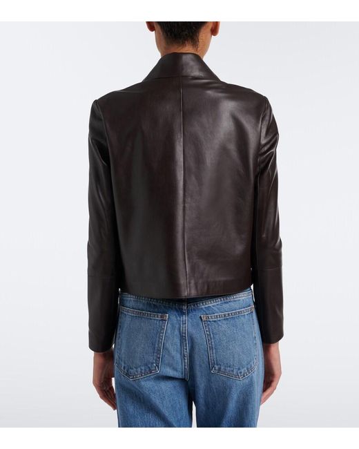Arma Black Emy Leather Jacket