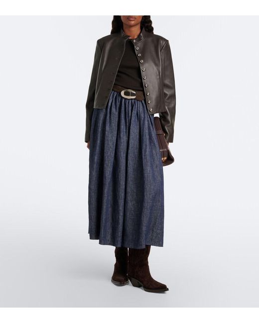 Altuzarra Black Dixon Leather Jacket