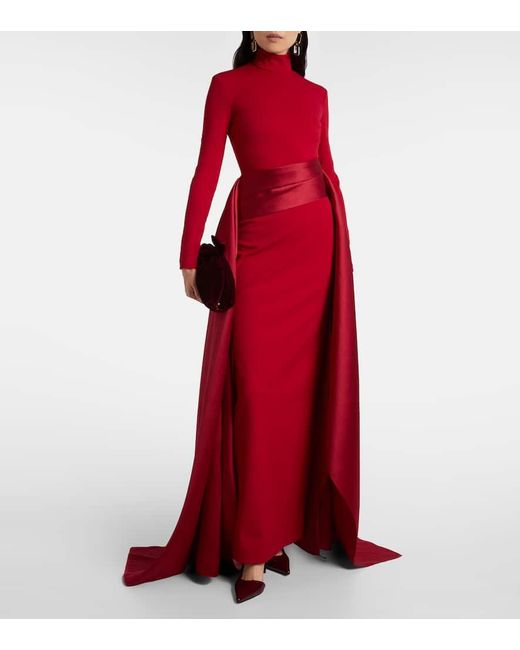 Robe Longue Olivia Solace London en coloris Red