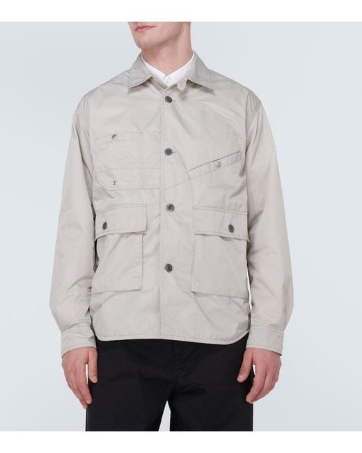 Junya Watanabe Gray Technical Overshirt for men
