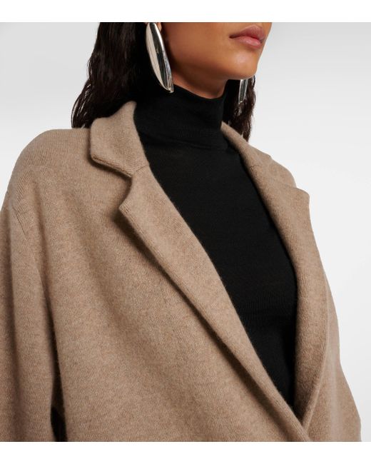 Lisa Yang Natural Anni Cashmere Coat