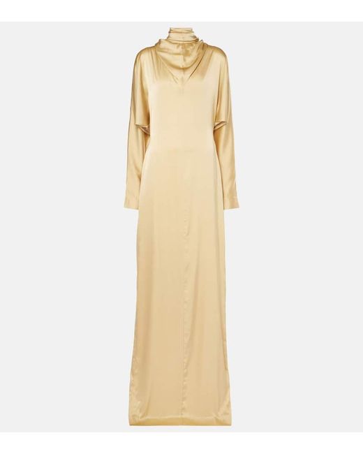 Robe Longue Imre En Soie Melangee TOVE en coloris Natural