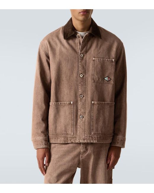 Bottega Veneta Brown Cotton Denim Jacket for men