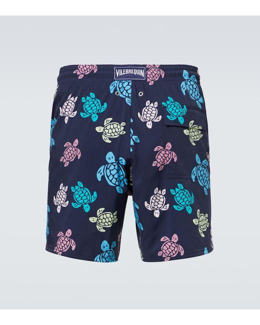 Vilebrequin Blue Tortues Multicolores Swim Trunks for men